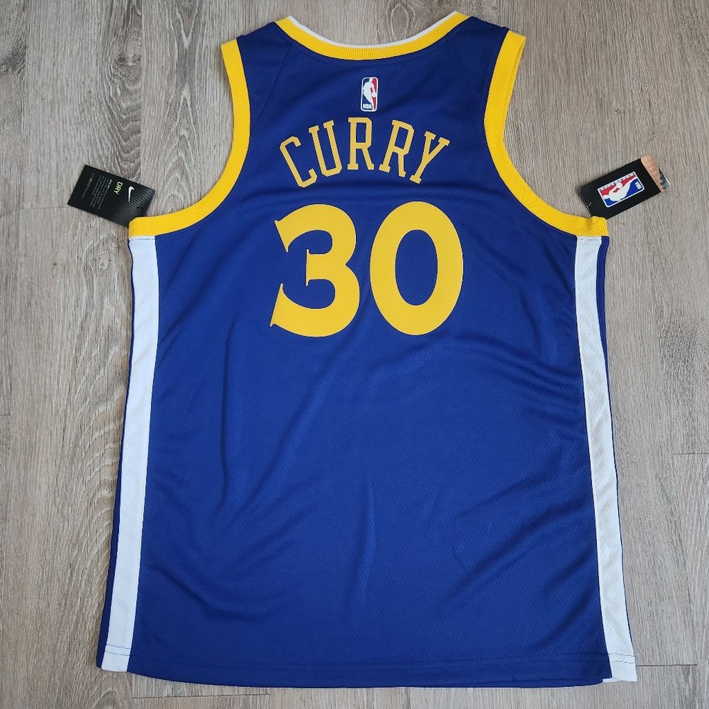 Golden State Warriors Stephen Curry Nike Swingman Jersey Men's Size Large